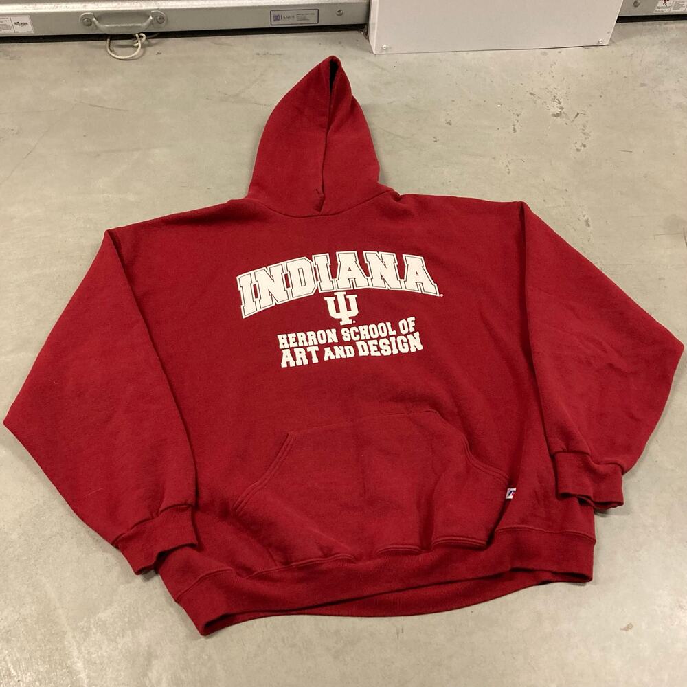vintage y2k Indiana university Russell athletic hoodie